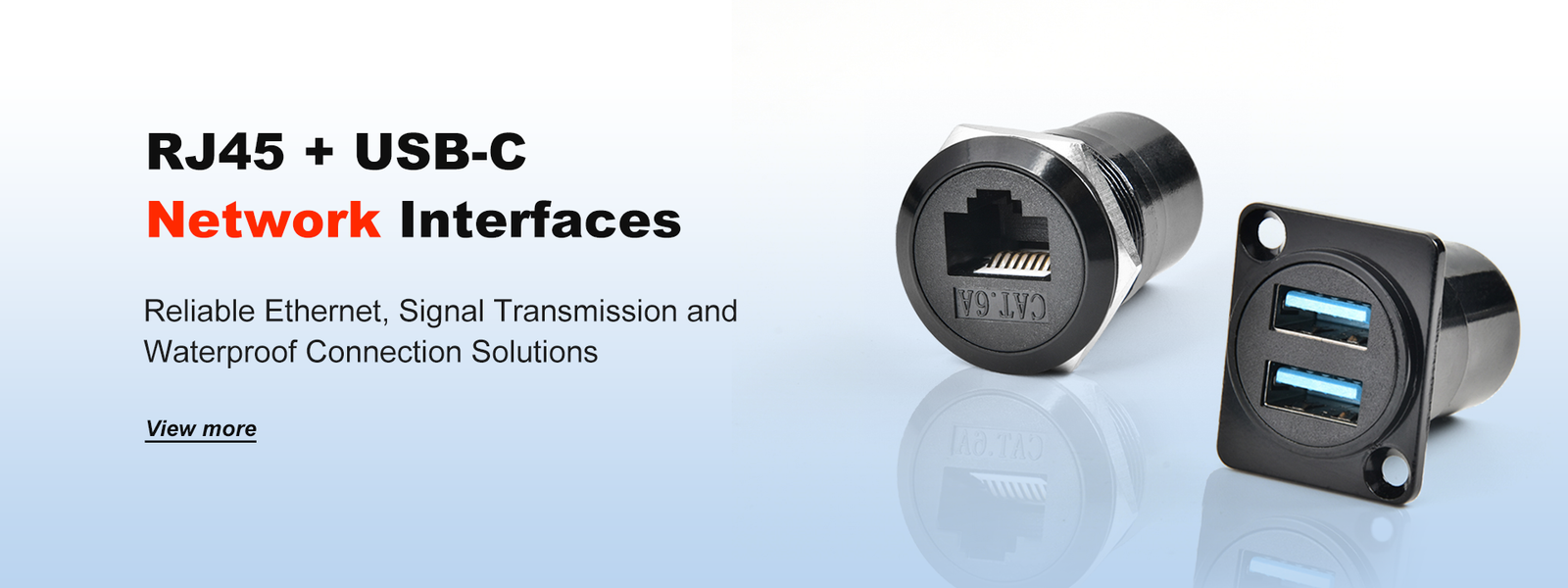 Waterproof circular connectors